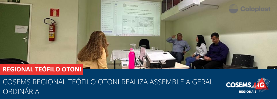 Cosems Regional Teófilo Otoni realiza Assembleia Geral Ordinária