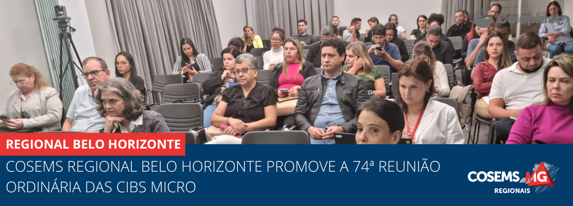  Cosems Regional Belo Horizonte promove a 74ª Reunião Ordinária das CIBs Micro