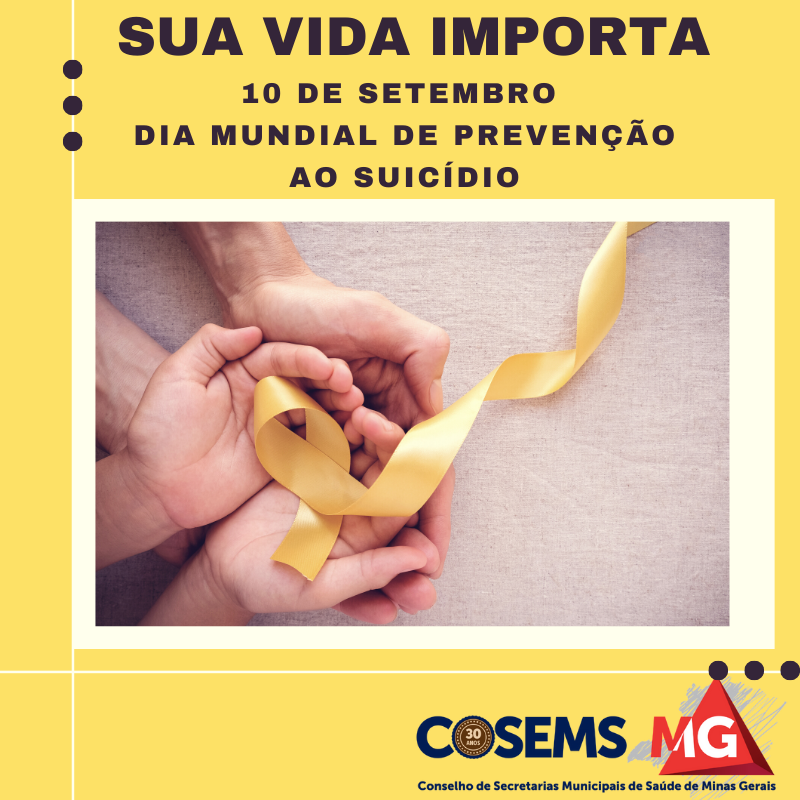 Post Colorido de Setembro Amarelo para Redes Sociais 1